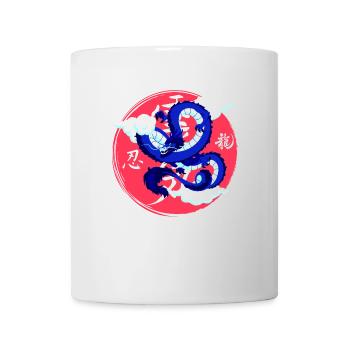Dragon se lève - Mug blanc - blanc - Devant