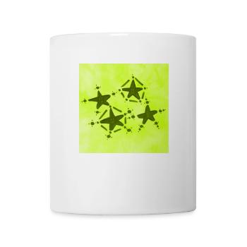 4 STARS SMILING YELLOW - Mug - white - Front