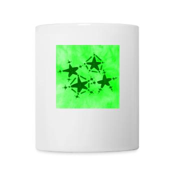 4 STARS SMILING GREEN - Mug - white - Front