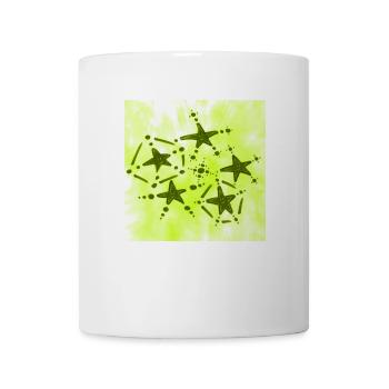 5 STARS SMILING YELLOW - Mug - white - Front