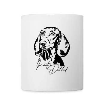 Miniature Dachshund Portrait Dog Portrait Dogs - Mug - white - Front