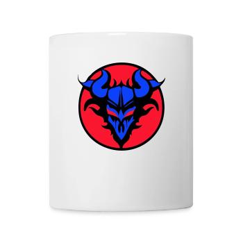 Dämonisch teuflisches Wappen - Tasse - Weiß - Vorne