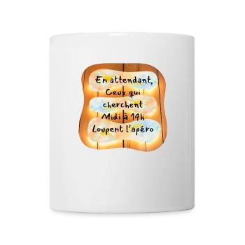 Apéro Important - Mug blanc - blanc - Devant