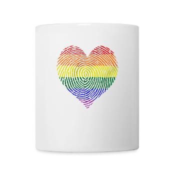 Diverse heart - Mug - white - Front
