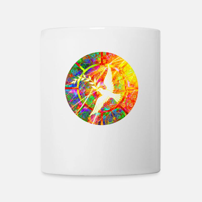 Colombe de la paix - Mug blanc - blanc