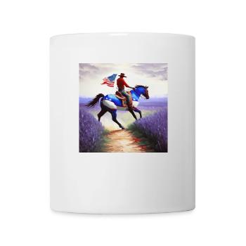 Cow-boy - Mug blanc - blanc - Devant