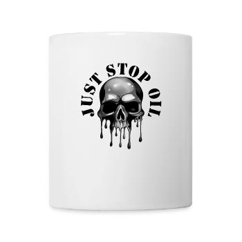 Stoppen Sie einfach das Öl - Tasse - Weiß - Vorne