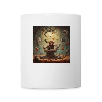 Äffchen - Tasse - Weiß - Vorne