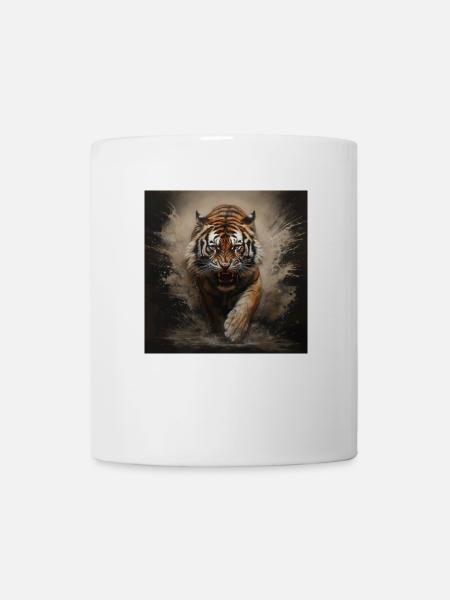 Löwe - Tasse - Weiß