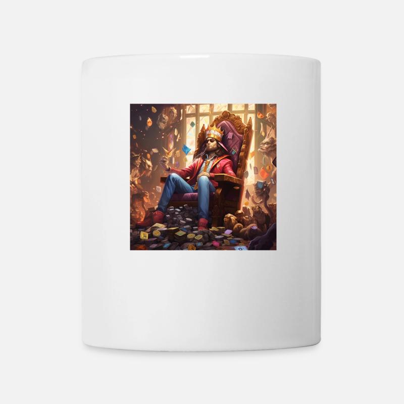 king - Tasse - Weiß