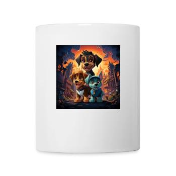 Pawfect City Pals Tee - Tasse - Weiß - Vorne