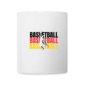 Soutenez l’équipe championne du monde de basketball - Mug blanc - blanc - Devant