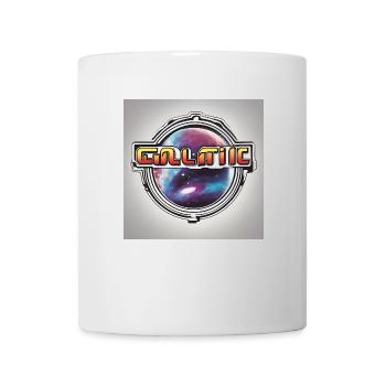 70er tshirt design galactic - Tasse - Weiß - Vorne