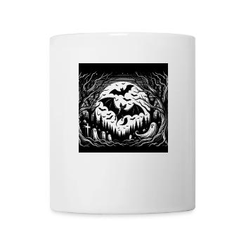 Chauve-souris Halloween - Mug blanc - blanc - Devant