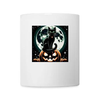 Cat and Halloween - Mug - white - Front