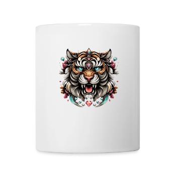 Majesté des pierres précieuses du tigre - Mug blanc - blanc - Devant