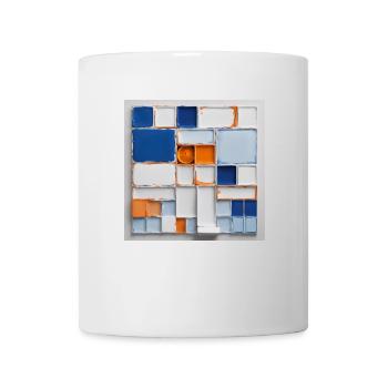 Éclat Estival : Fusion Chromatique - Mug blanc - blanc - Devant