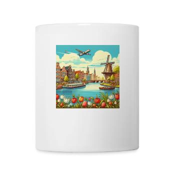 Japan Vintage City Amsterdam - Mug - white - Front