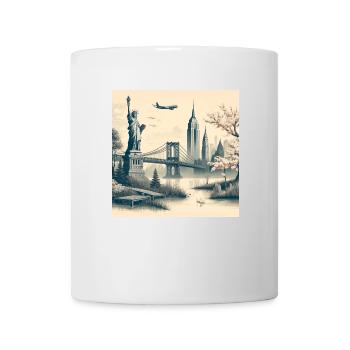 Japan Vintage City New York - Mug - white - Front
