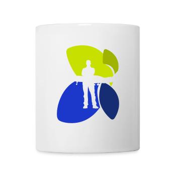 Flugbegleiter Flugzeug - Tasse - Weiß - Vorne