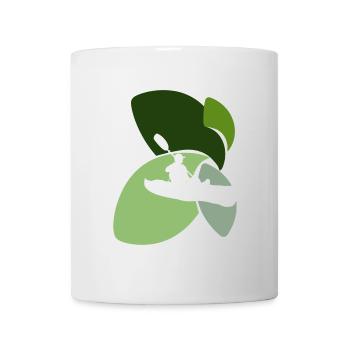Kajak Paddeln - Tasse - Weiß - Vorne