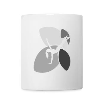 Turner gymnastics training - Mug - white - Front