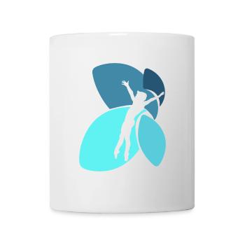 Handstand Turnen Gymnastiktraining - Tasse - Weiß - Vorne