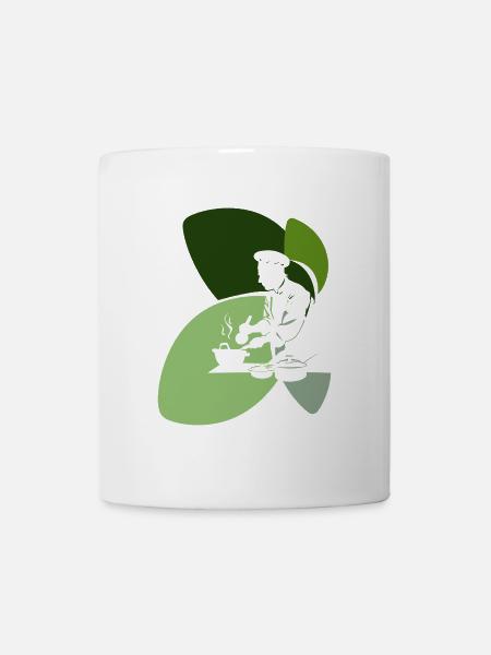 Koch Kochen Kochkunst - Tasse - Weiß