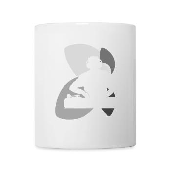 DJ House - Tasse - Weiß - Vorne