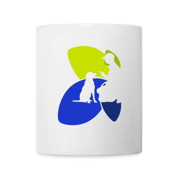 École canine Dresseur de chiens - Mug blanc - blanc - Devant