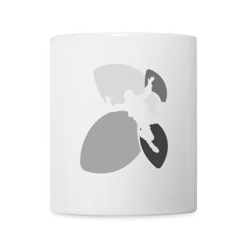 Parachutisme en chute libre - Mug blanc - blanc - Devant