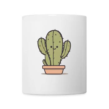 Happy Cactus - Mug - white - Front