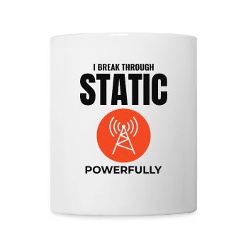 Amateur Ham Radio Operator Radio Waves Frequency - Mug - white - Front