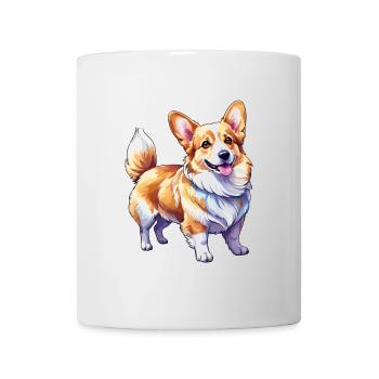 Welsh Corgi Pembroke Watercolor - Mug - white - Front
