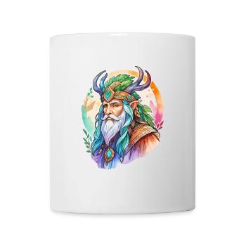 Aquarelles de druide - Mug blanc - blanc - Devant