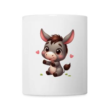 Esel 4 - Tasse - Weiß - Vorne