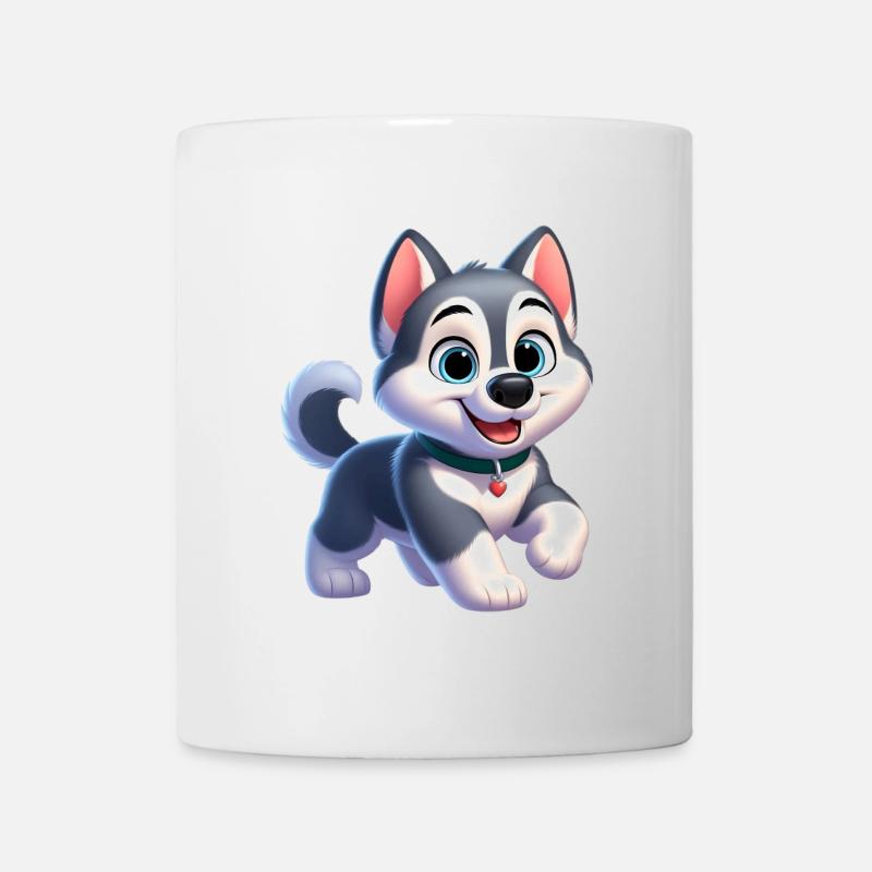 husky 2 - Mug blanc - blanc