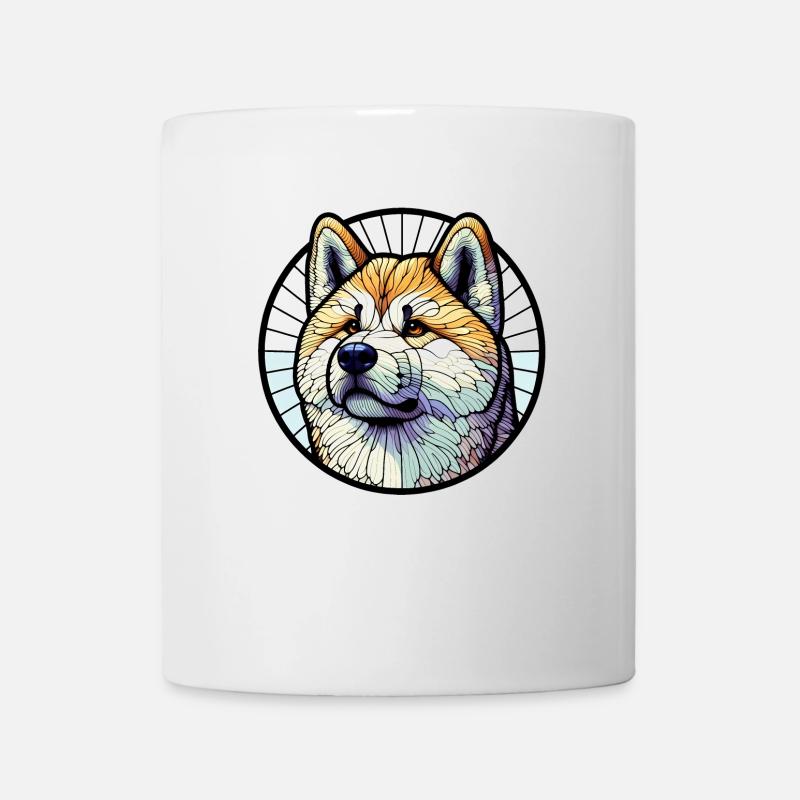 Akita Inu - Mug blanc - blanc