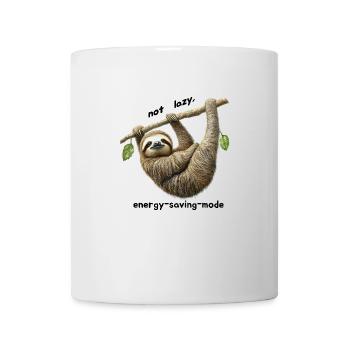Lazy sloth, - Mug - white - Front