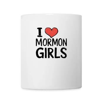 Ich liebe Mormonen Mädchen - Tasse - Weiß - Vorne
