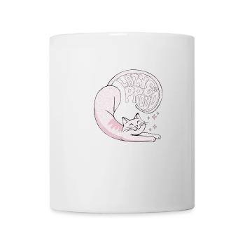 Faule und stolze Katzen - Tasse - Weiß - Vorne