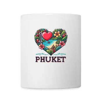 I love Phuket - Tasse - Weiß - Vorne