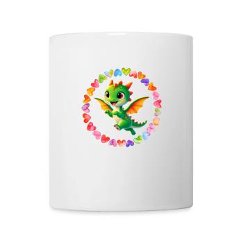 Flatterflamme in Love - Tasse - Weiß - Vorne