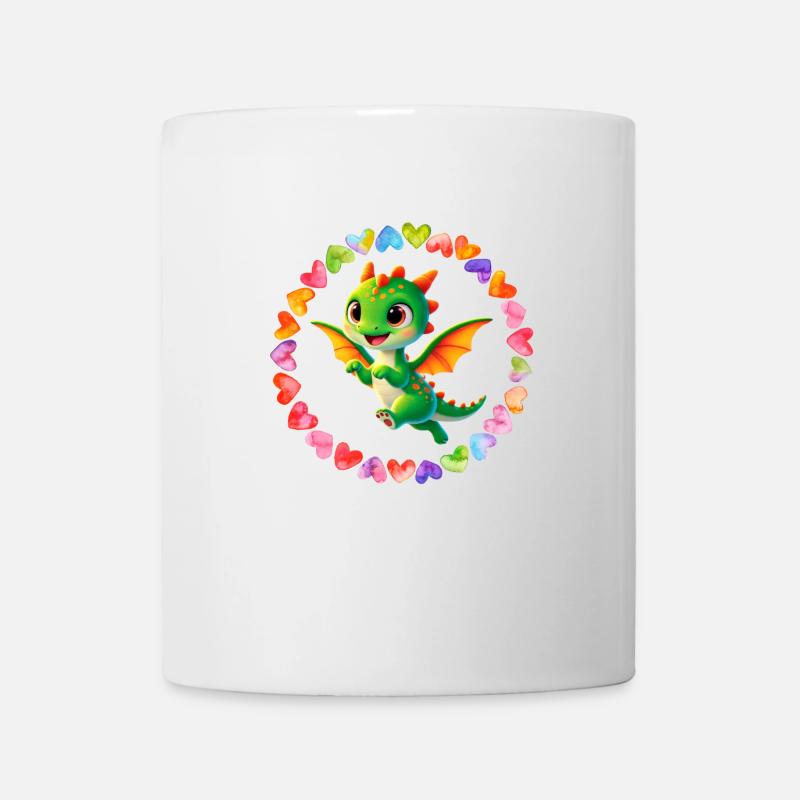 Flamme flottante dans l’amour - Mug blanc - blanc