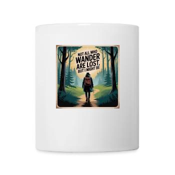 Not All Who Wander Are Lost - Mug - white - Front