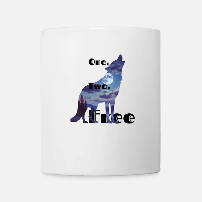 One, two, free 3 - Tasse - Weiß