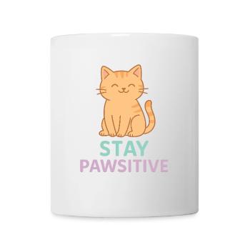 Stay Pawsitive - Mug - white - Front