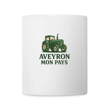 Aveyron, mein landwirtschaftliches Land - Tasse - Weiß - Vorne