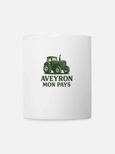 Aveyron, mein landwirtschaftliches Land - Tasse - Weiß