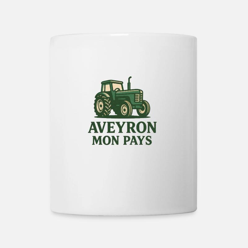 Aveyron mon pays agricole - Mug blanc - blanc